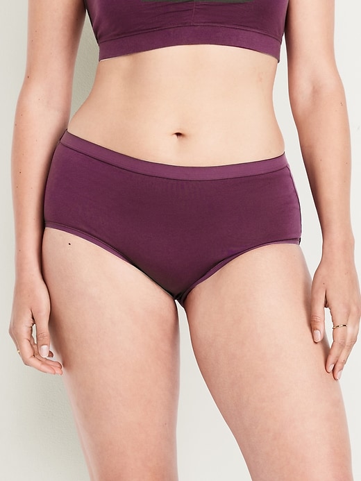 Image number 4 showing, High-Waisted Everyday Brief Cotton Underwear