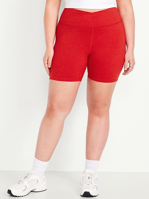 Image number 7 showing, Extra High-Waisted CloudComfy Biker Shorts -- 6-inch inseam