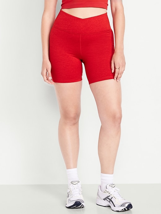 Image number 5 showing, Extra High-Waisted CloudComfy Biker Shorts -- 6-inch inseam