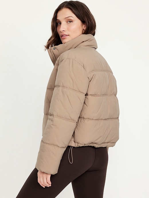 Image number 2 showing, Water-Resistant Nylon Puffer Jacket