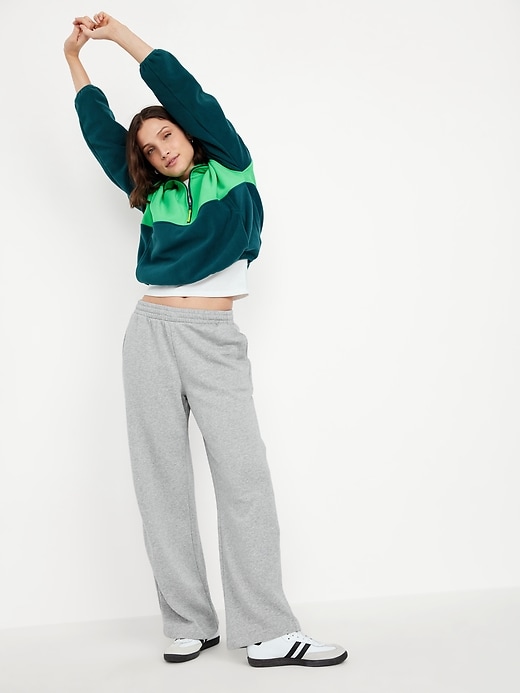 Image number 3 showing, High-Waisted SoComfy Wide-Leg Sweatpants