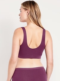 Image number 5 showing, Ruched Cotton Bralette