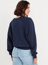 Image number 2 showing, SoComfy Oversized Graphic Raglan Sweatshirt
