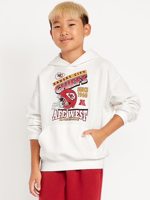 Image number 1 showing, NFL™ Kansas City Chiefs™ Oversized Pullover Hoodie for Boys