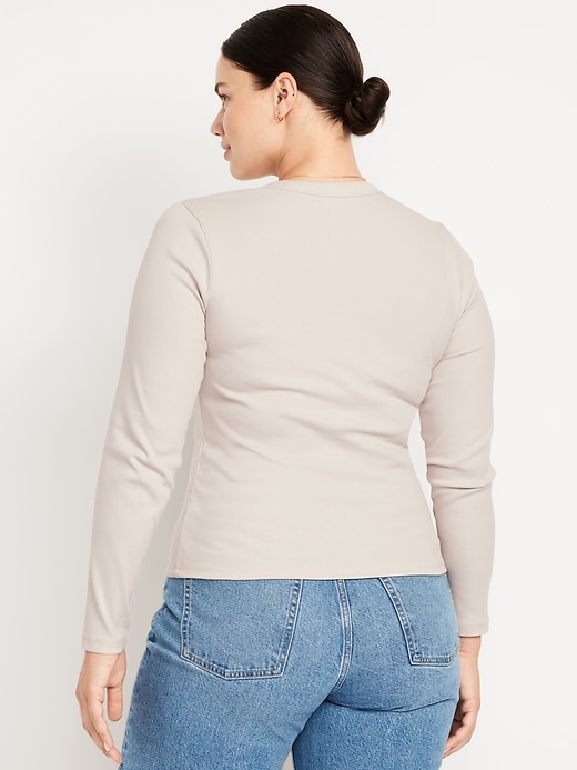 Image number 5 showing, Snug Long-Sleeve Crew-Neck T-Shirt