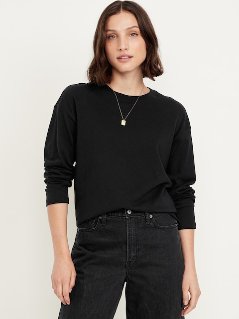 Vintage Crew-Neck T-Shirt - Black Jack