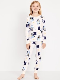Image number 1 showing, Bluey™ Gender-Neutral Snug-Fit Graphic Pajama Set for Kids