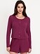 Button-Down Waffle-Knit Sleep Top - image 2