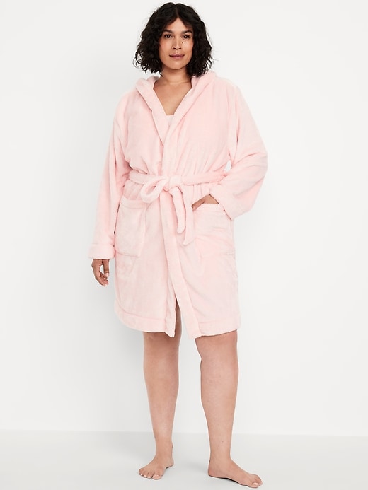 Image number 7 showing, Cozy Terry Hooded Robe