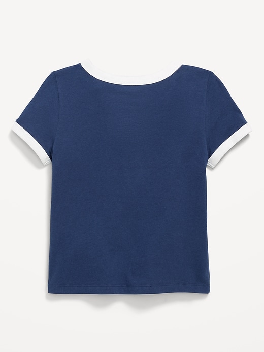 Image number 2 showing, NFL™ Dallas Cowboys™ Fitted Graphic Ringer T-Shirt for Girls