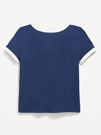 Image number 2 showing, NFL™ Dallas Cowboys™ Fitted Graphic Ringer T-Shirt for Girls