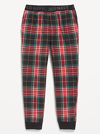 Image number 1 showing, Printed Microfleece Pajama Jogger Pants for Boys