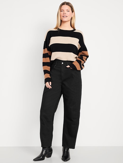 Image number 5 showing, High-Waisted Barrel Ankle Jeans