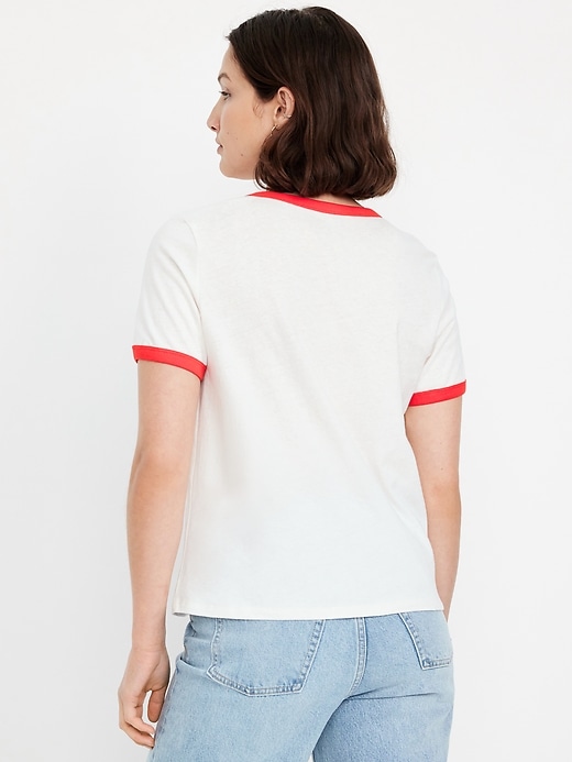 Image number 2 showing, EveryWear Graphic Ringer T-Shirt