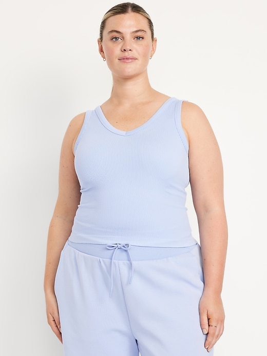 Image number 7 showing, Exhale Seamless Fitted Rib Tank