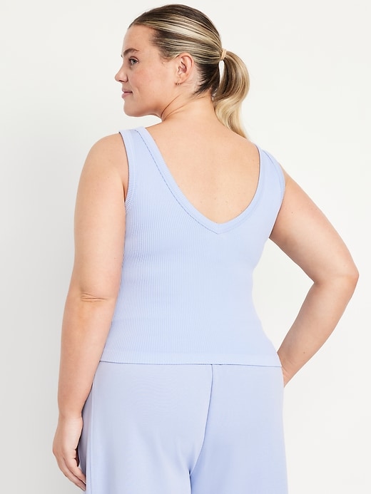 Image number 8 showing, Exhale Seamless Fitted Rib Tank
