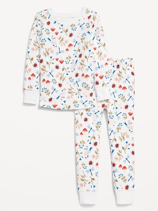 Image number 1 showing, Old Navy x Lovevery Snug-Fit Printed Pajama for Toddler & Baby