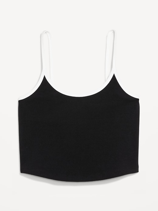 Image number 7 showing, Tipped Jersey Cropped Cami Top