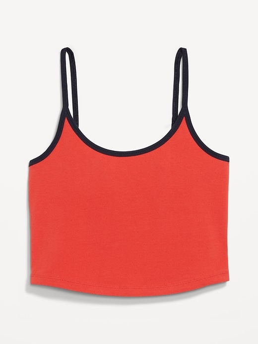 Image number 8 showing, Tipped Jersey Cropped Cami Top