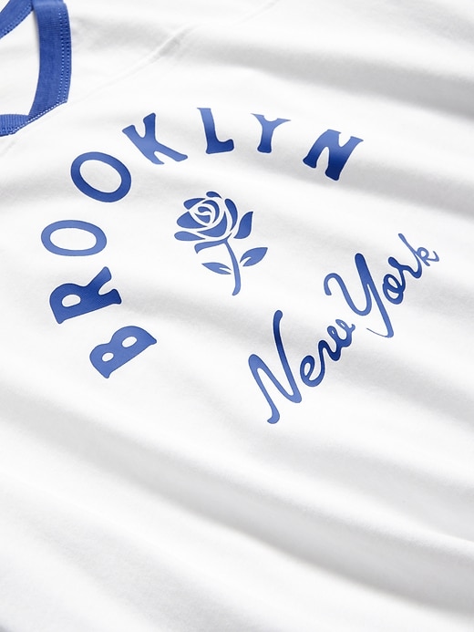 Image number 3 showing, Heavyweight Football-Style Graphic T-Shirt