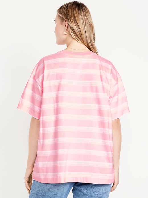 Image number 4 showing, Heavyweight Oversized Striped T-Shirt
