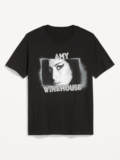 Amy Winehouse™ T-Shirt - Black Jack