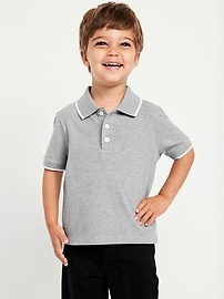 Image number 1 showing, Short-Sleeve Pique Polo Shirt for Toddler Boys