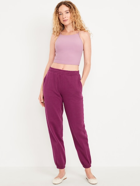 High-Waisted SoComfy Jogger Sweatpants - Madder Root