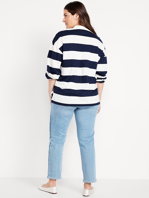 Image number 2 showing, Maternity Full-Panel OG Straight Jeans