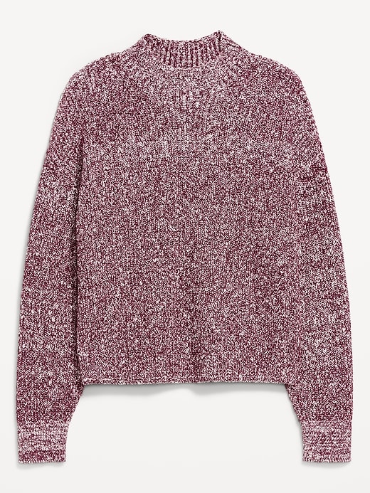 Image number 4 showing, SoSoft Cropped Mock-Neck Sweater