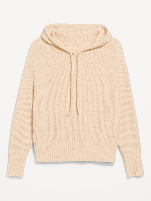 Image number 4 showing, Bouclé Pullover Hoodie Sweater