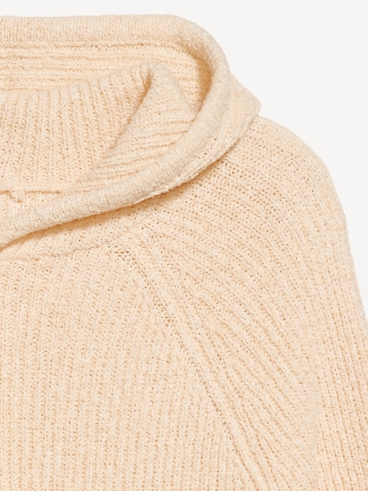 Image number 5 showing, Bouclé Pullover Hoodie Sweater