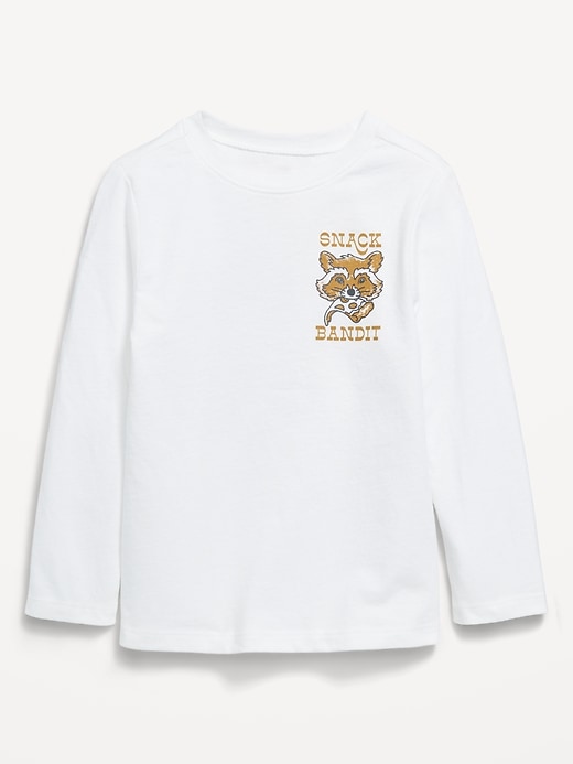 Image number 1 showing, Long-Sleeve Unisex Graphic T-Shirt for Toddler