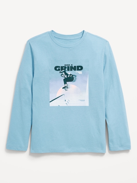 Long-Sleeve Graphic T-Shirt for Boys - Ferry Boat