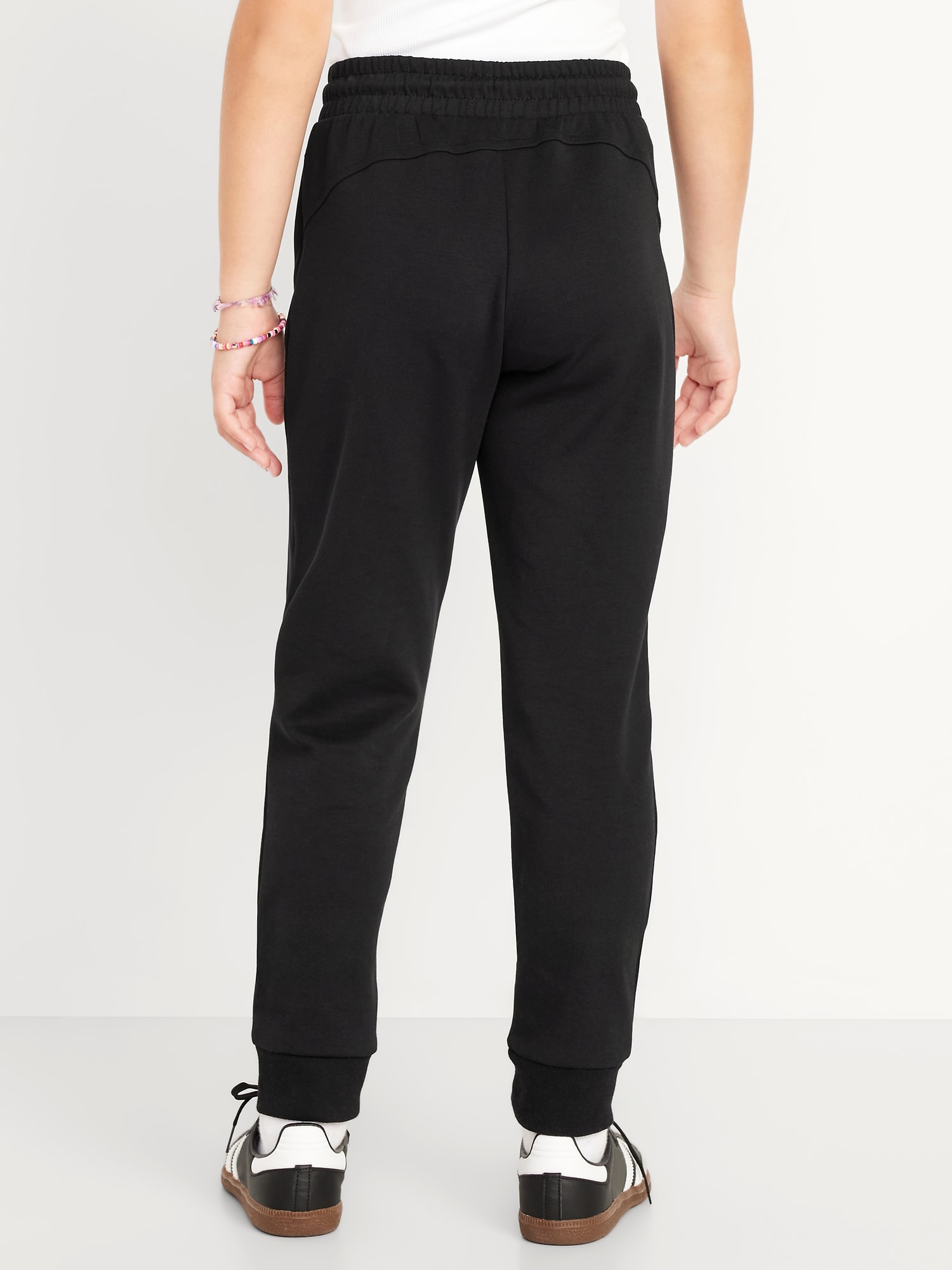Slim High-Waisted Dynamic Fleece Joggers for Girls