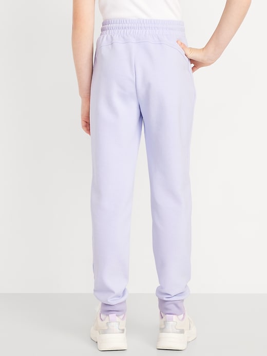 Image number 2 showing, Slim High-Waisted Dynamic Fleece Joggers for Girls