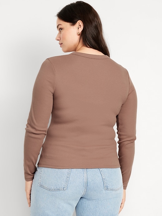Image number 5 showing, Snug Long-Sleeve Crew-Neck T-Shirt