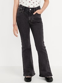 Image number 1 showing, Wow High-Waisted Flare Jeans for Girls