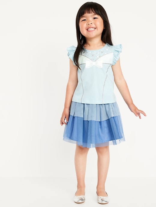 Image number 1 showing, Disney© Princess T-Shirt and Tutu Skirt Set for Toddler Girls