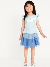 Image number 1 showing, Disney© Princess T-Shirt and Tutu Skirt Set for Toddler Girls
