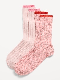 Image number 1 showing, Marled Boot Socks 3-Pack for Girls