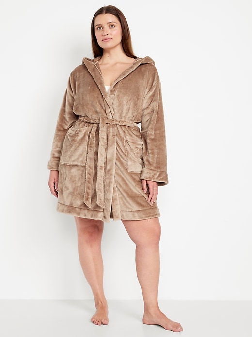 Image number 7 showing, Cozy Terry Hooded Robe