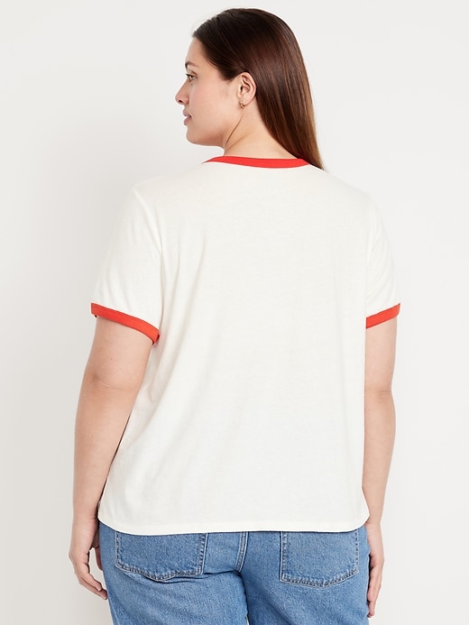 Image number 8 showing, EveryWear Graphic Ringer T-Shirt
