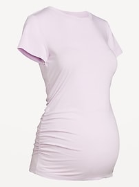 Image number 1 showing, Maternity Crew-Neck T-Shirt