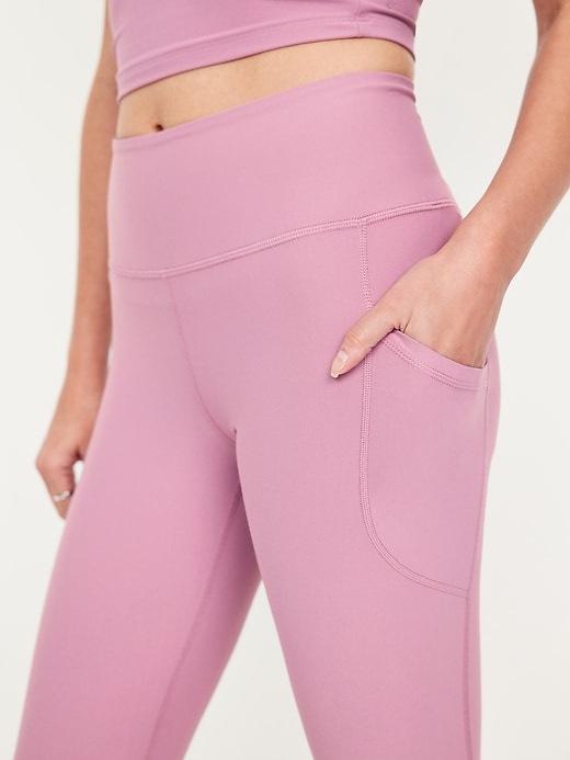 Image number 3 showing, High-Waisted PowerSoft 7/8 Pocket Leggings
