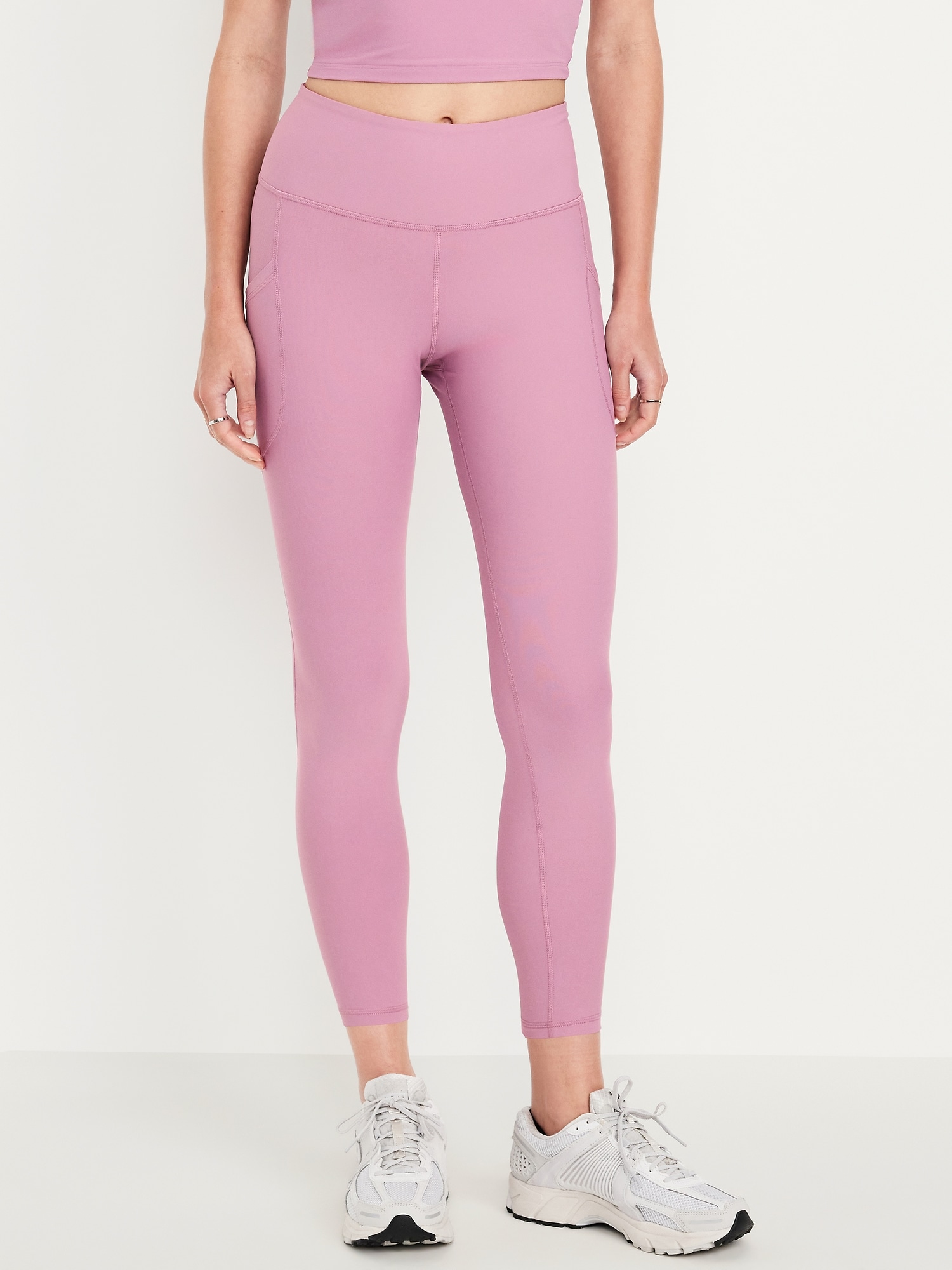 High-Waisted PowerSoft 7/8 Pocket Leggings - image 4