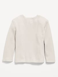 Image number 2 showing, Long-Sleeve Logo-Graphic Thermal Knit T-Shirt for Toddler Boys