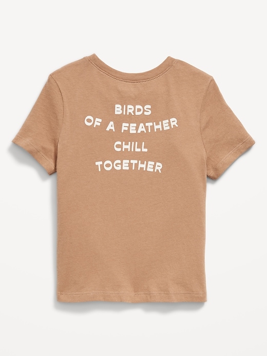 Image number 2 showing, Short-Sleeve Unisex Graphic T-Shirt for Toddler