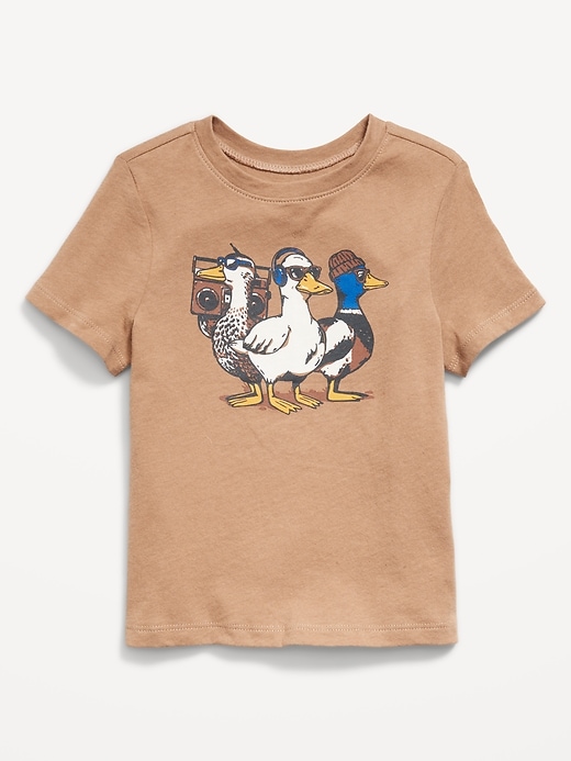 Image number 1 showing, Short-Sleeve Unisex Graphic T-Shirt for Toddler