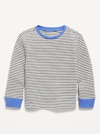 Image number 1 showing, Printed Long-Sleeve T-Shirt for Toddler Boys